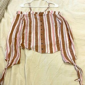 Off the shoulder blouse